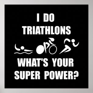 Triathlon Toppen Power Poster