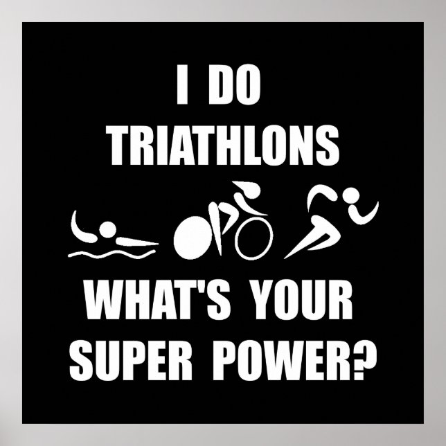 Triathlon Toppen Power Poster (Framsidan)