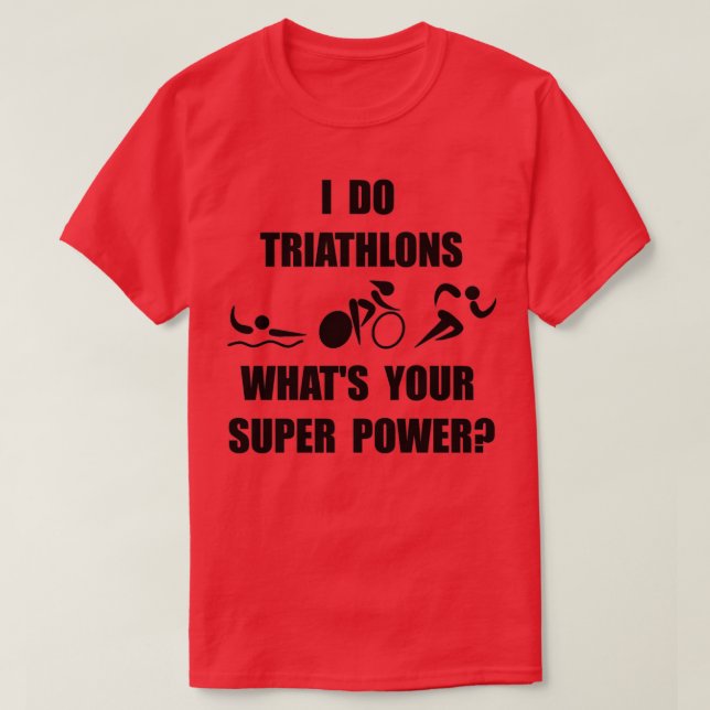 Triathlon Toppen Power T Shirt (Design framsida)