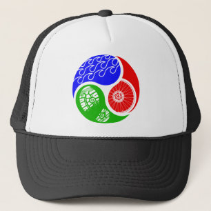 Triathlon TRI Yin Yang Truckerkeps