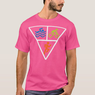 Triathlon Triangle Simma Bike Springa Triathlete S T Shirt