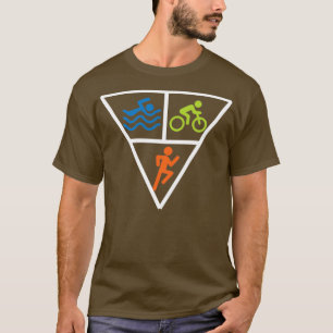 Triathlon Triangle Simma Bike Springa Triathlete T Shirt