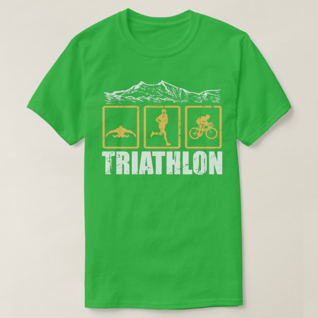 Triathlon Triathlet Gift Idea T Shirt (Design framsida)