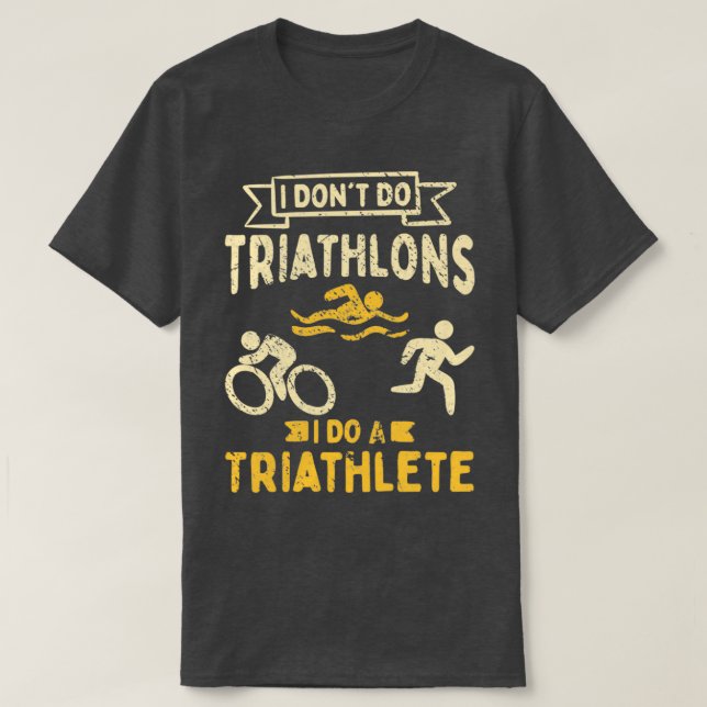 Triathlon Triathlete 14 T Shirt (Design framsida)