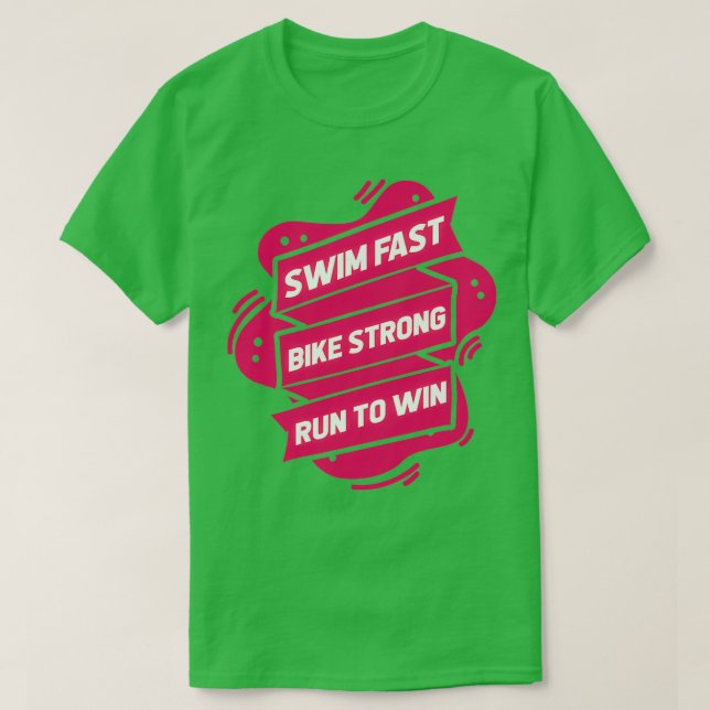 Triathlon Triathlete 24 T Shirt (Design framsida)