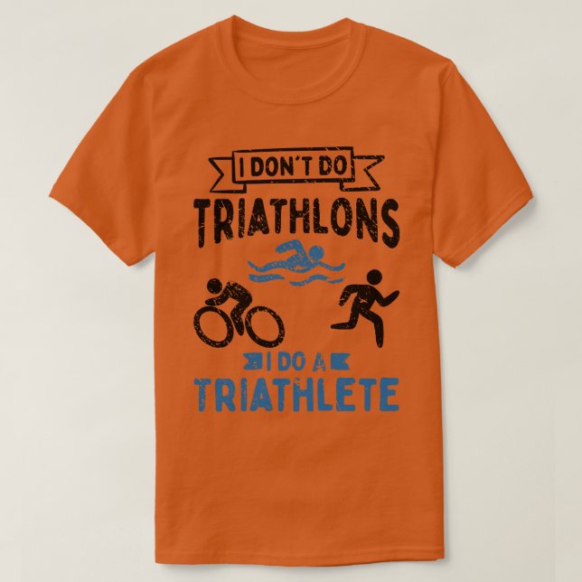 Triathlon Triathlete 2 T Shirt (Design framsida)