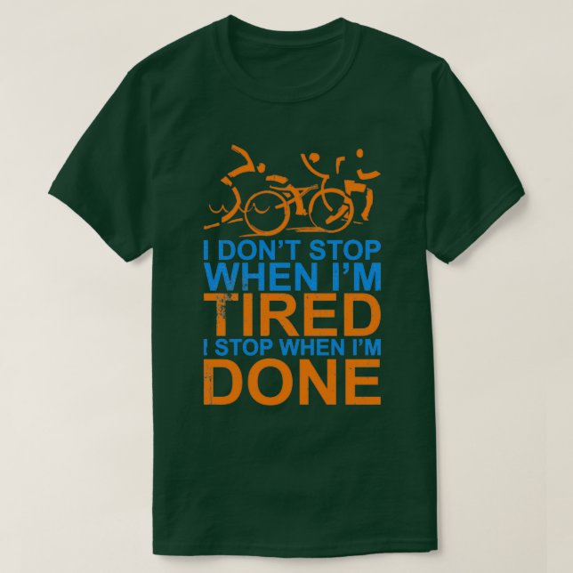 Triathlon Triathlete Gift Idea 5 T Shirt (Design framsida)