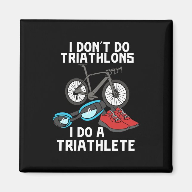 Triathlon Triathlete Magnet (Framsidan)