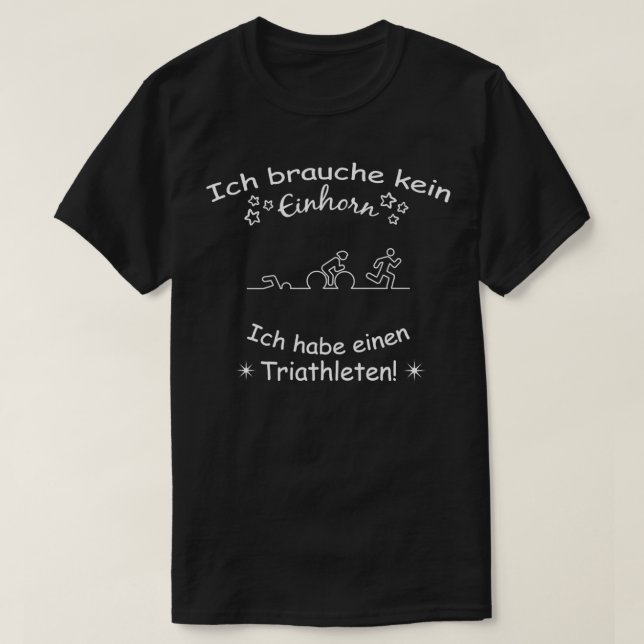 Triathlon Triathlete Shirt T Shirt (Design framsida)