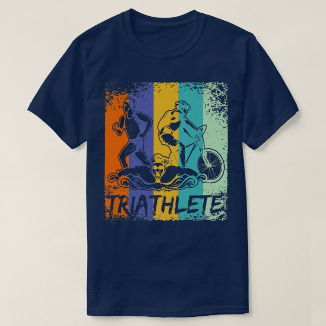 Triathlon Triathlete Springa Bike Simma Elite Idro T Shirt (Design framsida)