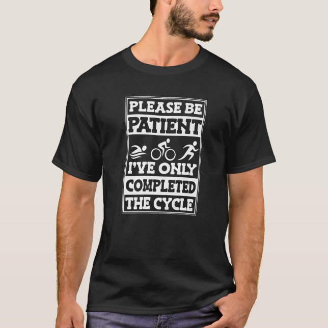 Triathlon Triathlete Swimming Cycling Running Tri T Shirt (Framsida)