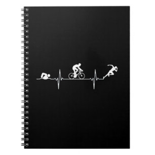 Triathlon - Triathlon Heartslag Anteckningsbok