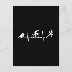 Triathlon - Triathlon Heartslag Vykort