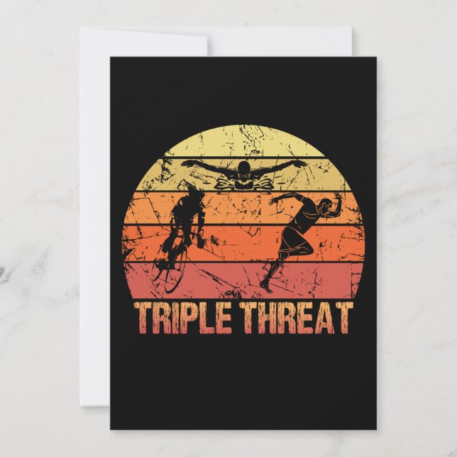 Triathlon Triple Threat Vintage (Framsida)