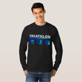 Triathlon Triumph: Navigera i Simman, Bike, Spring T Shirt