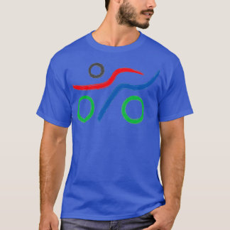 Triathlon-unik logotyp t shirt