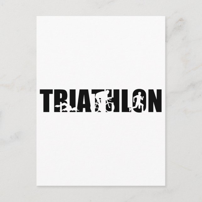 Triathlon Vykort (Framsida)