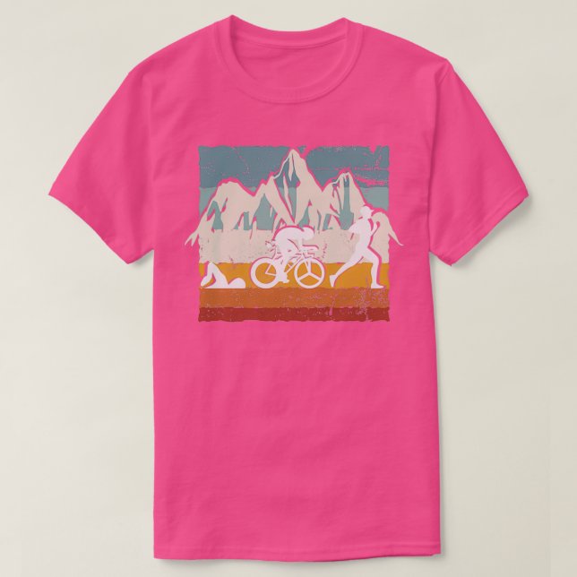 Triathlon wonderful nature t shirt (Design framsida)