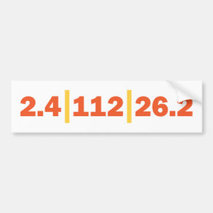 Triathlonbildekal 2,4 112 26,2 bildekal