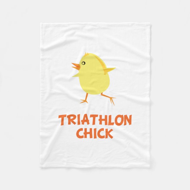 Triathlonchick Fleecefilt (Framsidan)