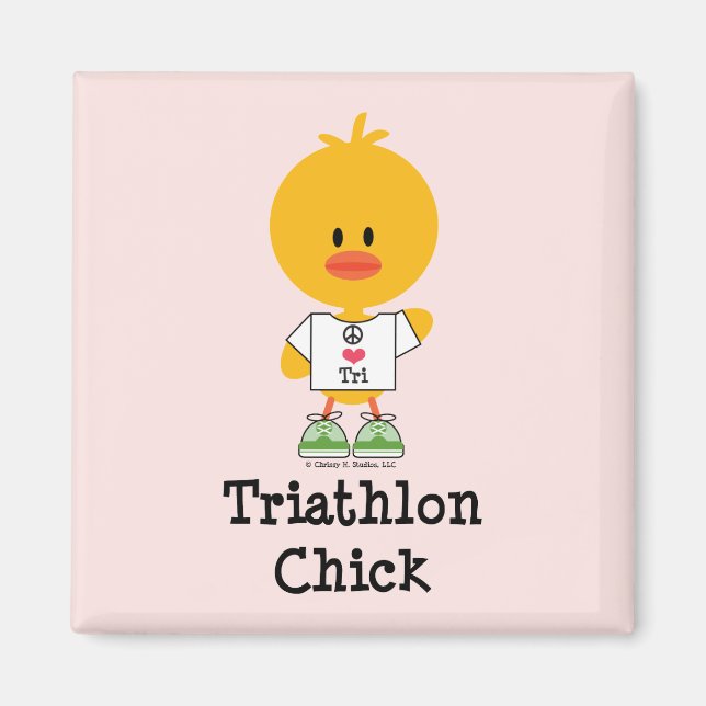 TriathlonChick Magnet (Framsidan)