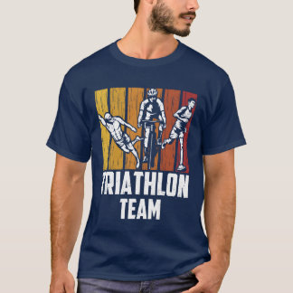 Triathloneam Sportsriathleteriathlons vänner frie T Shirt