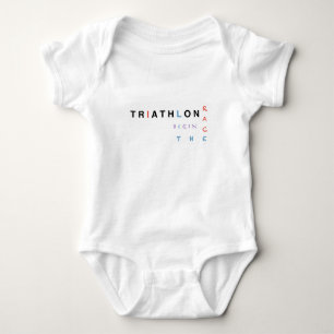 Triathlonen l5At tävlingen börja T-shirt