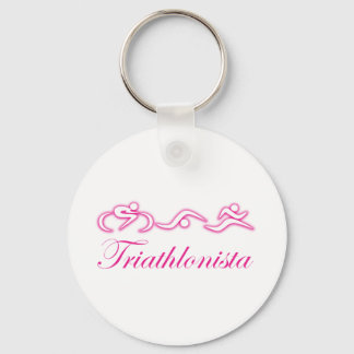 Triathlonista, Tri, kvinnor Nyckelring