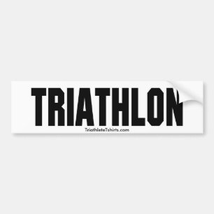Triathlonklistermärke Bildekal