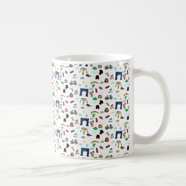 Triathlonklotter Kaffemugg (Höger)