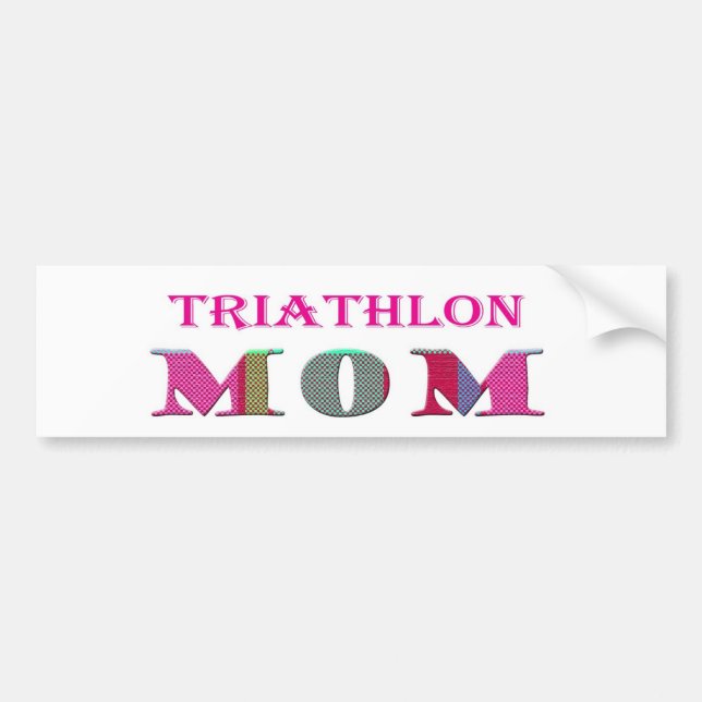 TriathlonMamma Bildekal (Framsidan)