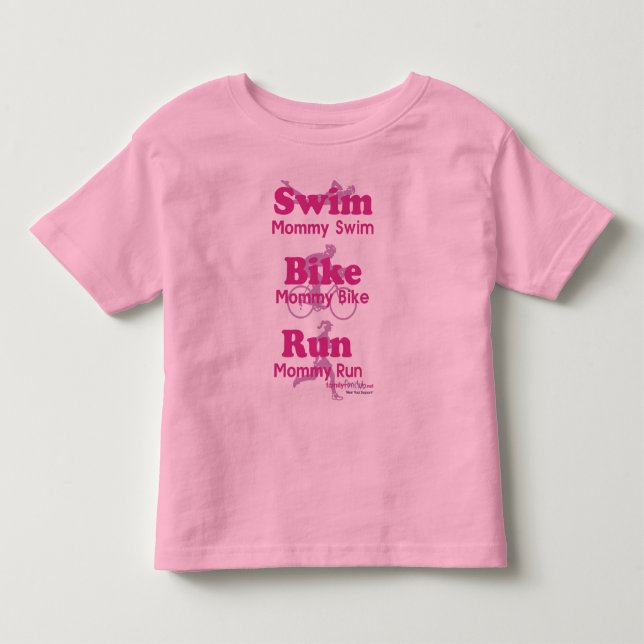 Triathlonmammor Tee Shirt (Framsida)