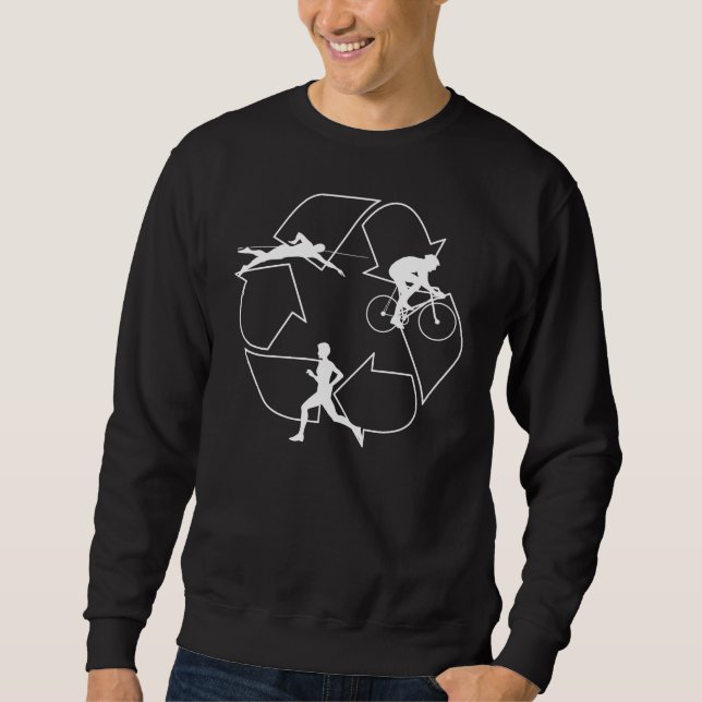 Triathlonman Sweatshirt (Framsida)