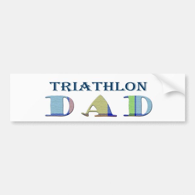 TriathlonPappa Bildekal (Framsidan)