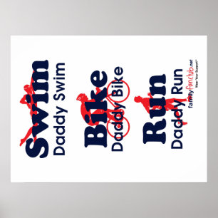 Triathlonpappa Poster