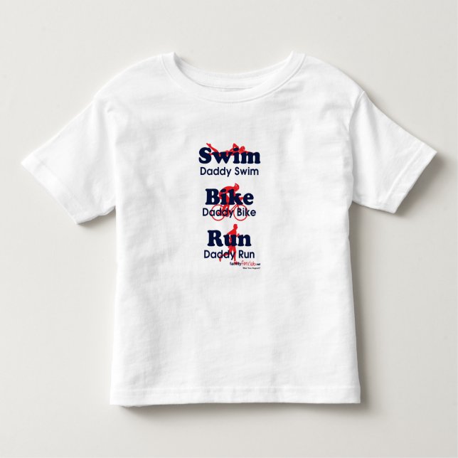 Triathlonpappa T-shirt (Framsida)