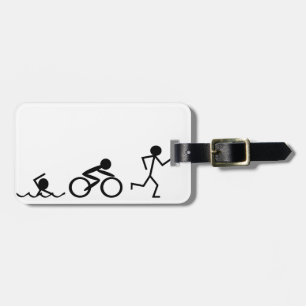 Triathlonstick figur bagagebricka