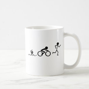 Triathlonstick figur kaffemugg