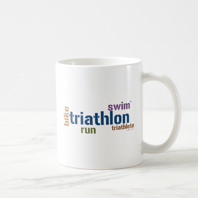 Triathlontext Kaffemugg (Höger)
