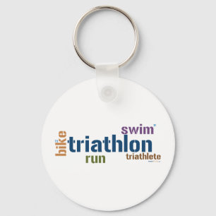 Triathlontext Nyckelring
