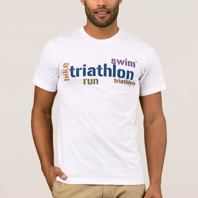 Triathlontext T-shirt (Framsida)