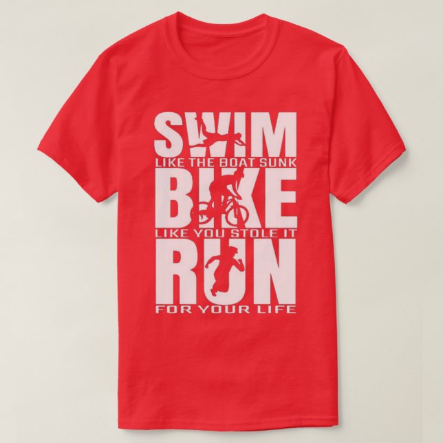 Triatlon T Shirt (Design framsida)