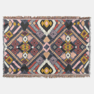Tribal African Chevron Aztec Mönster Filt