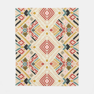 Tribal African Chevron Aztec Mönster Fleecefilt