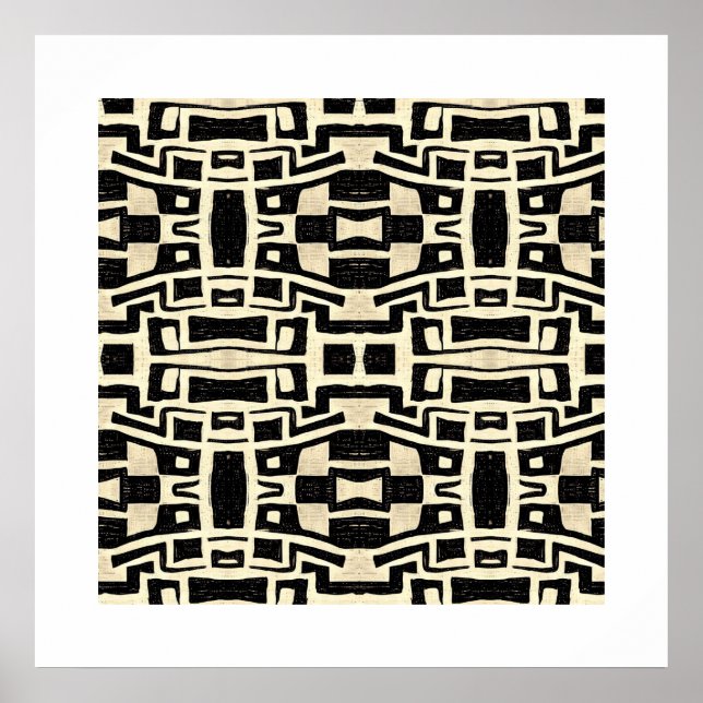 TRIBAL AFRICAN POSTER (Framsidan)