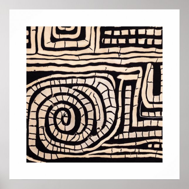 TRIBAL AFRICAN POSTER (Framsidan)