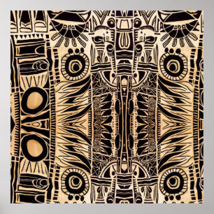 TRIBAL AFRICAN POSTER