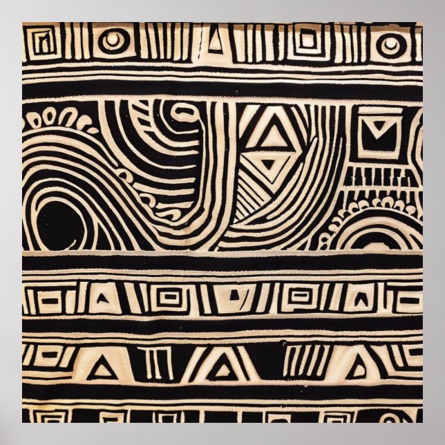 TRIBAL AFRICAN POSTER (Framsidan)