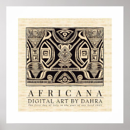 TRIBAL AFRICAN POSTER