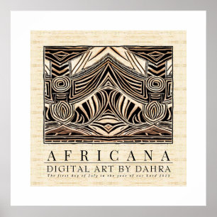 TRIBAL AFRICAN POSTER